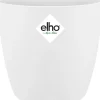 Elho Blumentopf Brussels rund mini D 11 cm H 9,7 cm weiß