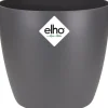 Elho Blumentopf Brussels rund mini D 11 cm H 9,7 cm anthrazit