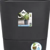 Elho Blumentopf greensense aqua care grau 38 x 38 x 39 cm