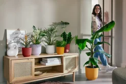 Elho Blumentopf Jazz weiß D 23,1 H 21,5 cm