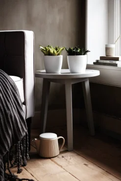 Elho Brussels Diamond Blumentopf rund 14 cm weiß