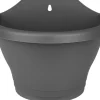 Elho Corsica Wand-Blumentopf 25 x 17 x 19 cm anthrazit