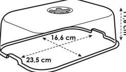 Elho green basics Anzuchtkasten Deckel 24 x 12 x 17 cm