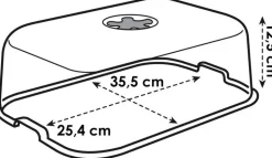 Elho green basics Anzuchtkasten Deckel 35,8 x 25,5 x 12,9 cm