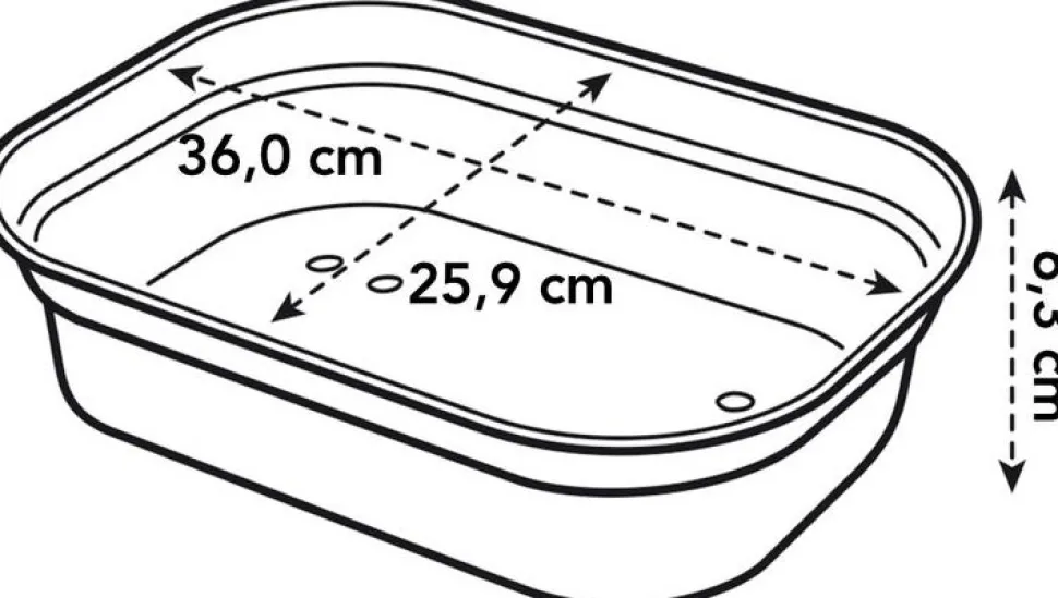 Elho green basics Anzuchtschale grün 36 x 26,5 x 6,3 cm