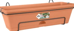 Elho green basics Balkonkasten all-in-one 69,2 x 25,7 x 16,7 cm terracotta