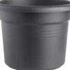 Elho green basics Blumentopf D 25 cm H 18,5 cm schwarz