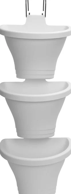 Elho Hängetopf Corsica weiß 26,7 x 17 x 29,7 cm 3 St.