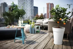 Elho Loft Urban Blumentopf hoch D 35 H 46 cm weiß