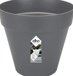 Elho Loft Urban Blumentopf D 25 cm H 22 cm anthrazit