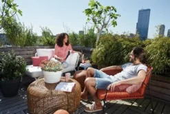 Elho Loft urban Untersetzer D 28 H 4 cm weiß