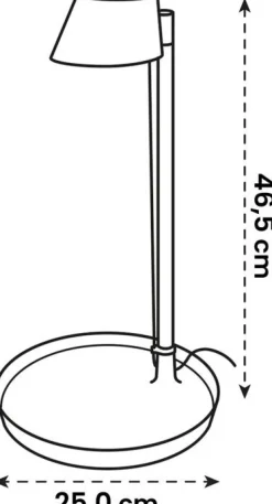 Elho Pflanzenlampe Plant light care grau D 25 H 47 cm