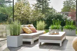 Elho Pflanzkübel Vivo 39 x 78 x 37,5 cm grau