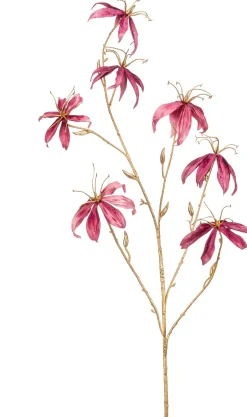 Emerald Kunstblume Gloriosa rosa 110 cm