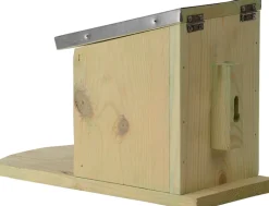 Esschert Design Eichhörnchen Futterhaus naturell 12,2 x 23 x 17,5 cm