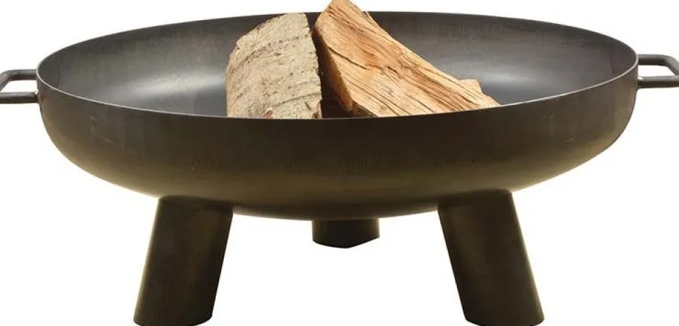 Esschert Design Feuerschale 67 x 60 x 24 cm schwarz