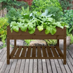 Esschert Design Hochbeet braun 118,8 x 78,8 x 78 cm