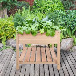Esschert Design Hochbeet natur 78,8 x 78,8 x 78 cm
