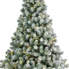 Everlands künstlicher Weihnachtsbaum Imperial Pine mit Schnee 380 LEDs warm weiß D 137 H 210 cm