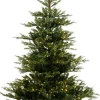 Everlands künstlicher Weihnachtsbaum Grandis Fir H 210 cm met LED Beleuchtung warmweiß