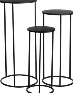 Everydays by Intratuin Beistelltisch Quinty schwarz D 32 H 70 cm