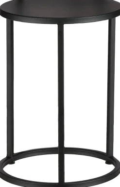 Everydays by Intratuin Beistelltisch Quinty schwarz D 27 H 34 cm