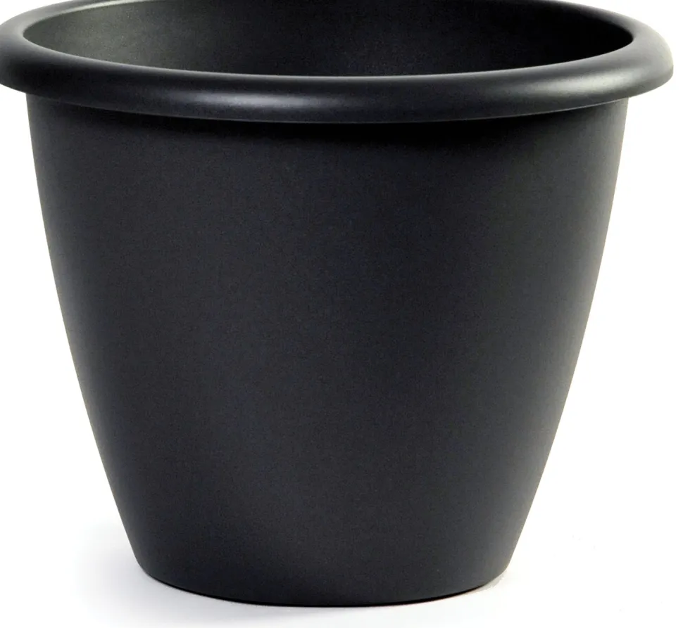 Everydays by Intratuin Blumentopf Louis schwarz D 40 H 32 cm