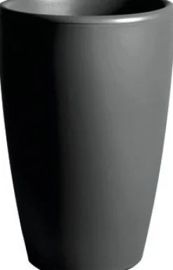 Everydays by Intratuin Blumentopf Mario anthrazit D 45 H 66,5 cm