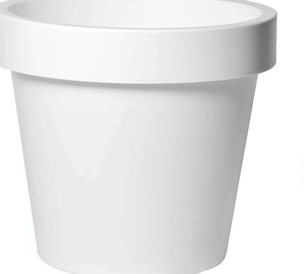 Everydays by Intratuin Blumentopf Freek weiß D 40 H 35 cm
