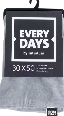 Everydays by Intratuin Kissenbezug Samt grau 30 x 50 cm