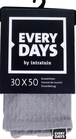 Everydays by Intratuin Kissenbezug Dessin grau 30 x 50 cm
