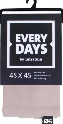 Everydays by Intratuin Kissenbezug Baumwolle beige 45 x 45 cm