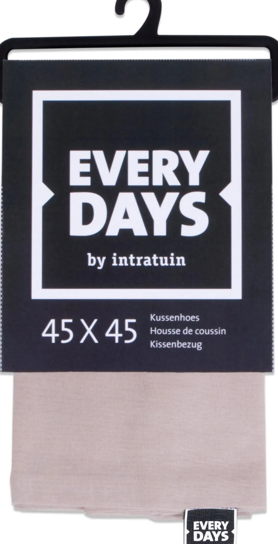 Everydays by Intratuin Kissenbezug Baumwolle beige 45 x 45 cm