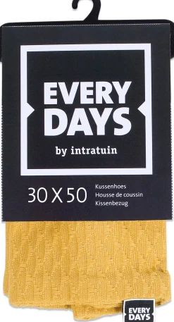 Everydays by Intratuin Kissenbezug Dessin gelb 30 x 50 cm