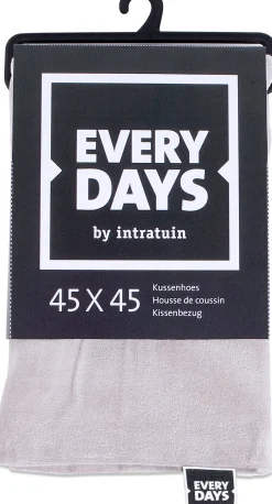 Everydays by Intratuin Kissenbezug Samt grau 45 x 45 cm