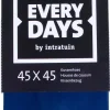 Everydays by Intratuin Kissenbezug Baumwolle blau 45 x 45 cm