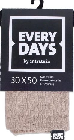 Everydays by Intratuin Kissenbezug Dessin beige 30 x 50 cm