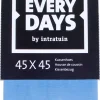 Everydays by Intratuin Kissenbezug Baumwolle blau 45 x 45 cm
