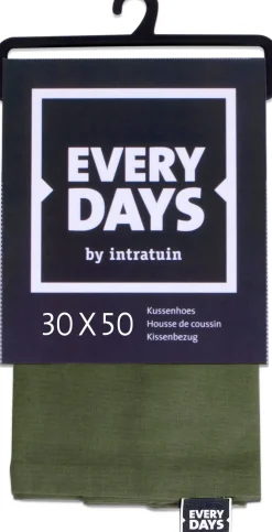 Everydays by Intratuin Kissenbezug Baumwolle hellgrün 30 x 50 cm