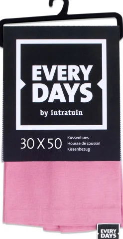 Everydays by Intratuin Kissenbezug Baumwolle rosa 30 x 50 cm