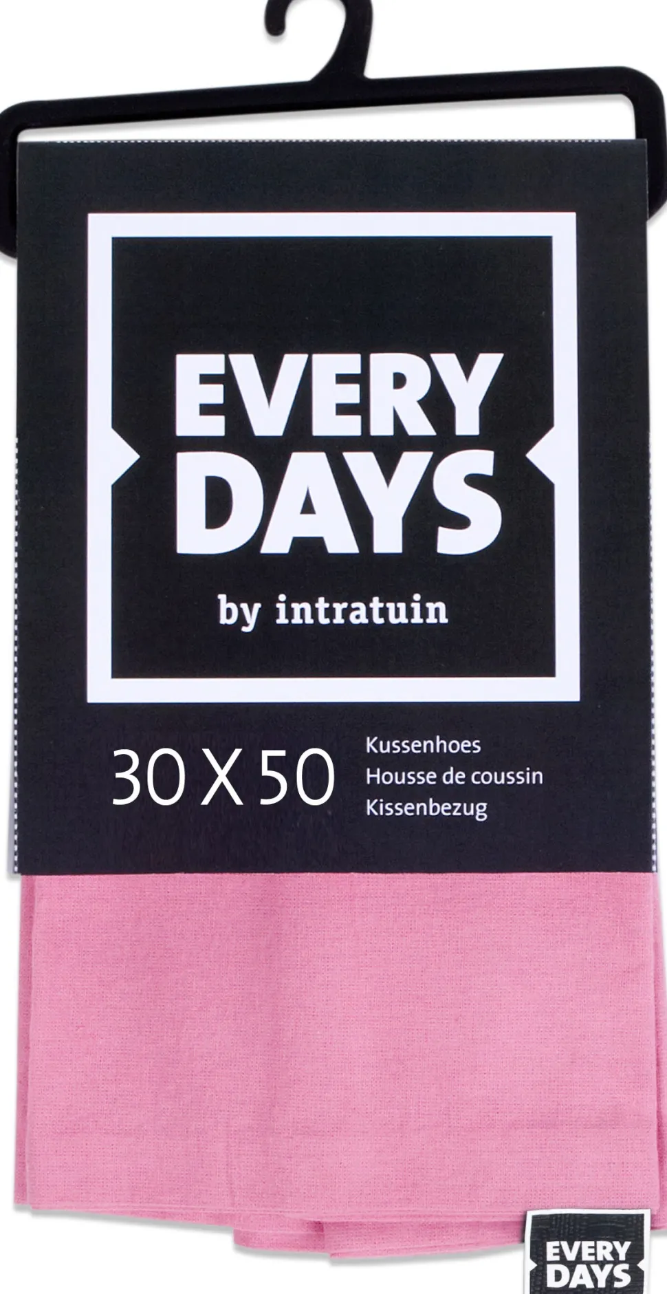 Everydays by Intratuin Kissenbezug Baumwolle rosa 30 x 50 cm