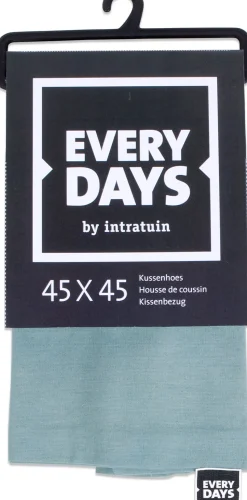 Everydays by Intratuin Kissenbezug Baumwolle grau 45 x 45 cm