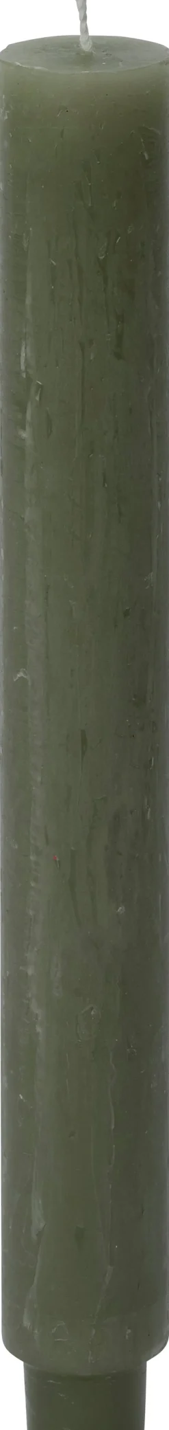 Everydays by Intratuin Stabkerze Rustic grün 10 Std. D 3 H 25 cm