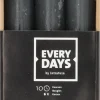 Everydays by Intratuin Stabkerzen Rustic grau 10 Std. 6 St.