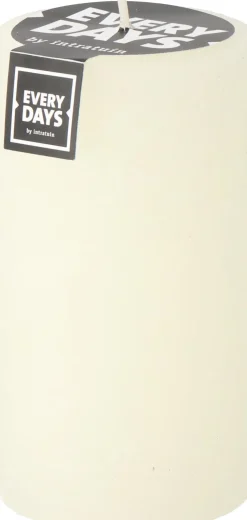 Everydays by Intratuin Stumpenkerze Rustic elfenbein 75 Std. D 7 H 13 cm