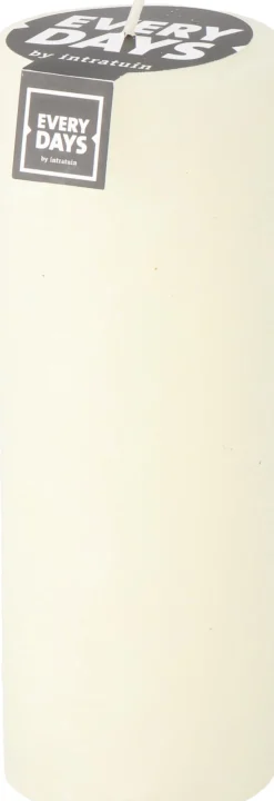 Everydays by Intratuin Stumpenkerze Rustic elfenbein 100 Std. D 7 H 19 cm
