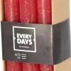 Everydays by Intratuin Stabkerzen Rustic rot 6 Std. 6 St.
