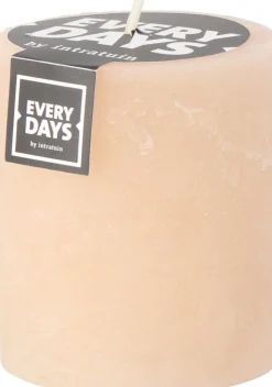 Everydays by Intratuin Stumpenkerze Rustic eierschale 45 Std. D 7 H 8 cm