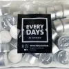 Everydays by Intratuin Teelichter weiß 8 Std. 30 St.
