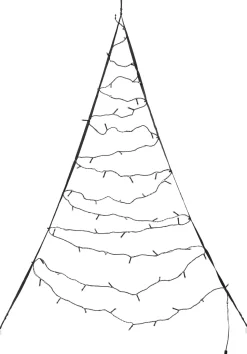 Fairybell Fensterweihnachtsbaum 60 LEDs warmweiß H 125 cm